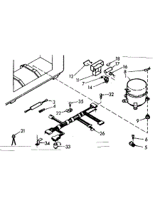 Unit Parts parts for Kenmore Freezer 198.710641 (198710641, 198 710641) from AppliancePartsPros.com