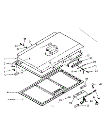 Door Parts parts for Kenmore Freezer 198.710660 (198710660, 198 710660) from AppliancePartsPros.com