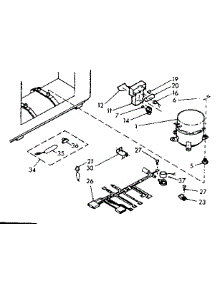 Unit Parts parts for Kenmore Freezer 198.710660 (198710660, 198 710660) from AppliancePartsPros.com