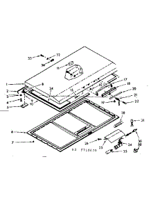 Door Parts parts for Kenmore Freezer 198.710670 (198710670, 198 710670) from AppliancePartsPros.com