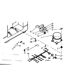 Unit Parts parts for Kenmore Freezer 198.710690 (198710690, 198 710690) from AppliancePartsPros.com