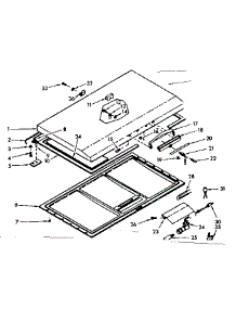 Door Parts parts for Kenmore Freezer 198.710690 (198710690, 198 710690) from AppliancePartsPros.com