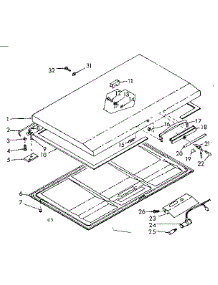 Door Parts parts for Kenmore Freezer 198.710820 (198710820, 198 710820) from AppliancePartsPros.com