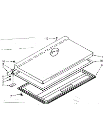 Door Parts parts for Kenmore Freezer 198.711120 (198711120, 198 711120) from AppliancePartsPros.com