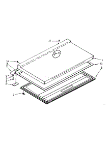 Door Parts parts for Kenmore Freezer 198.711121 (198711121, 198 711121) from AppliancePartsPros.com