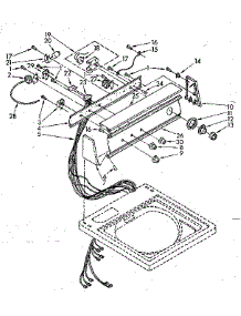 Console Panel Parts parts for Kenmore Washer 110.82692110 (11082692110, 110 82692110) from AppliancePartsPros.com
