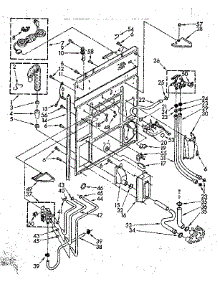 Rear Panel Parts parts for Kenmore Washer 110.82692110 (11082692110, 110 82692110) from AppliancePartsPros.com