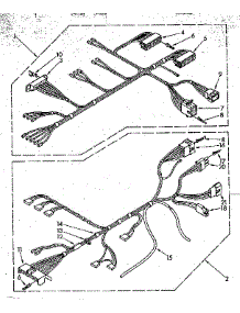 Wiring Harness parts for Kenmore Washer 110.82692310 (11082692310, 110 82692310) from AppliancePartsPros.com