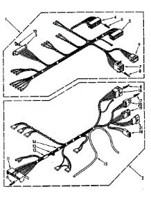 Wiring Harness Parts parts for Kenmore Washer 110.82692330 (11082692330, 110 82692330) from AppliancePartsPros.com