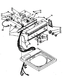 Control Panel Parts parts for Kenmore Washer 110.82692330 (11082692330, 110 82692330) from AppliancePartsPros.com