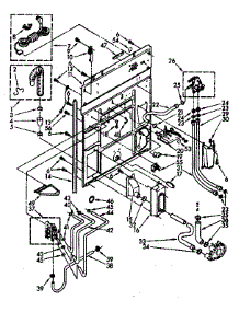 Rear Panel Parts parts for Kenmore Washer 110.82692630 (11082692630, 110 82692630) from AppliancePartsPros.com