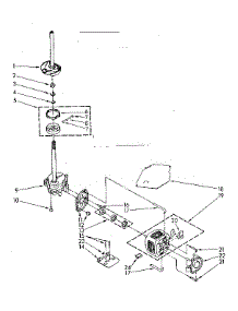 Brake, Clutch, Gearcase, Motor And Pump Parts parts for Kenmore Washer 110.82692740 (11082692740, 110 82692740) from AppliancePartsPros.com