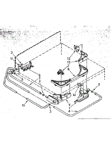 Bleach, Detergent And Rinse Dispenser parts for Kenmore Washer 110.82692810 (11082692810, 110 82692810) from AppliancePartsPros.com
