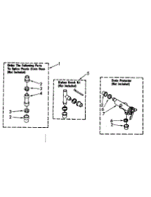Water System Parts parts for Kenmore Washer 110.82692820 (11082692820, 110 82692820) from AppliancePartsPros.com
