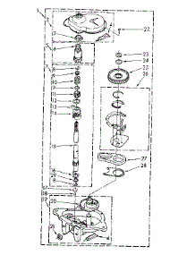 Gearcase Parts parts for Kenmore Washer 110.82692820 (11082692820, 110 82692820) from AppliancePartsPros.com