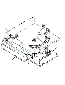 Bleach, Detergent And Rinse Dispenser Parts parts for Kenmore Washer 110.82692820 (11082692820, 110 82692820) from AppliancePartsPros.com