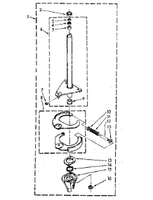 Brake And Drive Tube Parts parts for Kenmore Washer 110.82692820 (11082692820, 110 82692820) from AppliancePartsPros.com