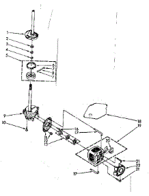 Brake, Clutch, Gearcase, Motor And Pump Parts parts for Kenmore Washer 110.82692820 (11082692820, 110 82692820) from AppliancePartsPros.com