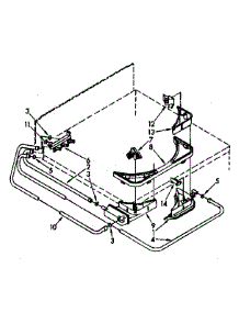 Bleach, Detergent And Rinse Dispenser Parts parts for Kenmore Washer 110.82692830 (11082692830, 110 82692830) from AppliancePartsPros.com