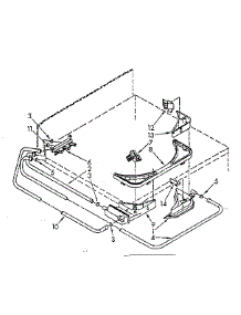 Bleach, Detergent And Rinse Dispenser Parts parts for Kenmore Washer 110.82694100 (11082694100, 110 82694100) from AppliancePartsPros.com