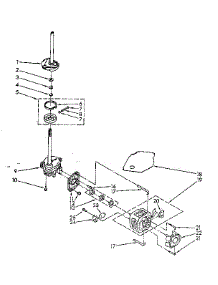Brake, Clutch, Gearcase, Motor And Pump Parts parts for Kenmore Washer 110.82694100 (11082694100, 110 82694100) from AppliancePartsPros.com