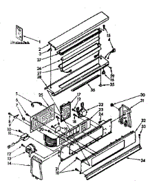 Console Panel Parts parts for Kenmore Washer 110.82694140 (11082694140, 110 82694140) from AppliancePartsPros.com