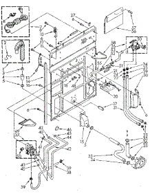 Rear Panel parts for Kenmore Washer 110.92093700 (11092093700, 110 92093700) from AppliancePartsPros.com