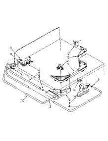 Bleach, Detergent And Rinse Dispenser parts for Kenmore Washer 110.92094100 (11092094100, 110 92094100) from AppliancePartsPros.com