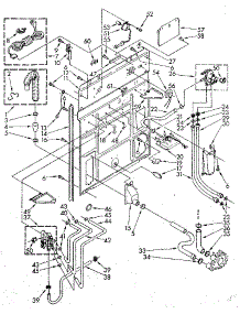 Rear Panel parts for Kenmore Washer 110.92094500 (11092094500, 110 92094500) from AppliancePartsPros.com