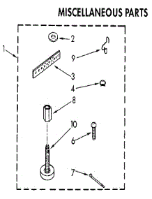 Miscellaneous parts for Kenmore Washer 110.92180110 (11092180110, 110 92180110) from AppliancePartsPros.com