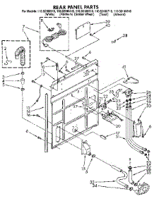 Rear Panel parts for Kenmore Washer 110.92180610 (11092180610, 110 92180610) from AppliancePartsPros.com