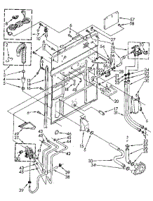 Rear Panel parts for Kenmore Washer 110.92195500 (11092195500, 110 92195500) from AppliancePartsPros.com