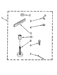 Miscellaneous parts for Kenmore Washer 110.92195800 (11092195800, 110 92195800) from AppliancePartsPros.com