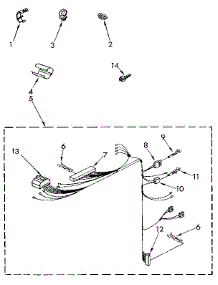 Wiring Harness parts for Kenmore Washer 110.92260100 (11092260100, 110 92260100) from AppliancePartsPros.com