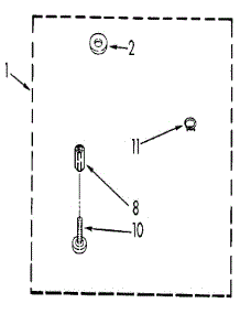 Miscellaneous parts for Kenmore Washer 110.92271600 (11092271600, 110 92271600) from AppliancePartsPros.com