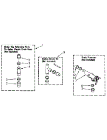 Water System parts for Kenmore Washer 110.92271600 (11092271600, 110 92271600) from AppliancePartsPros.com