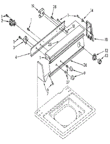 Control Panel parts for Kenmore Washer 110.92272000 (11092272000, 110 92272000) from AppliancePartsPros.com