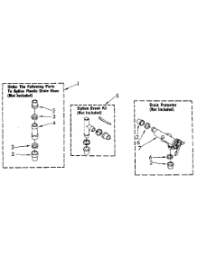 Water System parts for Kenmore Washer 110.92272000 (11092272000, 110 92272000) from AppliancePartsPros.com
