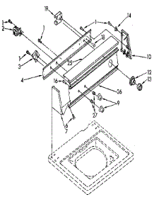 Control Panel parts for Kenmore Washer 110.92272100 (11092272100, 110 92272100) from AppliancePartsPros.com