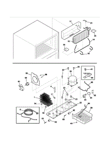 System parts for Kenmore Refrigerator 253.3187910C (2533187910C, 253 3187910C) from AppliancePartsPros.com