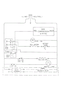 Wiring Schematic parts for Kenmore Refrigerator 253.36610895 (25336610895, 253 36610895) from AppliancePartsPros.com