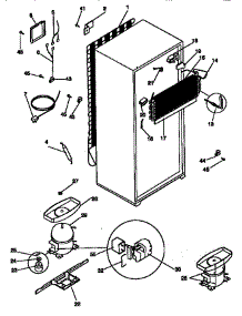 Unit Parts parts for Kenmore Refrigerator 253.37842890 (25337842890, 253 37842890) from AppliancePartsPros.com