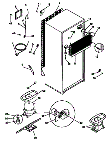 Unit Parts parts for Kenmore Refrigerator 253.37844890 (25337844890, 253 37844890) from AppliancePartsPros.com