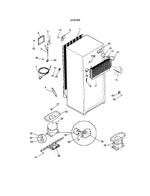 System parts for Kenmore Refrigerator 253.37847892 (25337847892, 253 37847892) from AppliancePartsPros.com