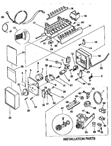 Icemaker parts for Kenmore Refrigerator 253.37870891 (25337870891, 253 37870891) from AppliancePartsPros.com
