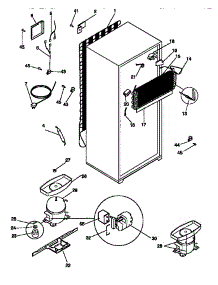 Unit Parts parts for Kenmore Refrigerator 253.38302892 (25338302892, 253 38302892) from AppliancePartsPros.com