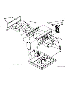 Top And Control Panel Parts parts for Kenmore Dryer 110.86379120 (11086379120, 110 86379120) from AppliancePartsPros.com