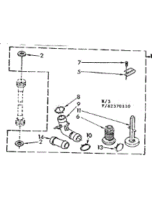 Miscellaneous Parts parts for Kenmore Washer 110.82370610 (11082370610, 110 82370610) from AppliancePartsPros.com