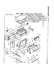 Body Section parts for Kenmore Range 647.6277412 (6476277412, 647 6277412) from AppliancePartsPros.com