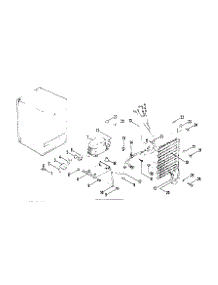 Unit Parts parts for Kenmore Refrigerator 126.8906021 (1268906021, 126 8906021) from AppliancePartsPros.com
